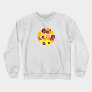 Me time, kindness, calm, flowers, faith and joy Crewneck Sweatshirt